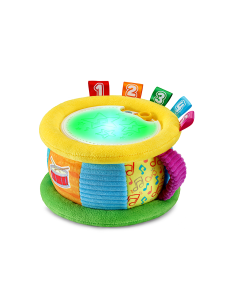 VTECH MAGICO TAMBURO LUMINOSO, GIOCO BAMBINI BILINGUE, 4 MODALITÀ, EFFETTI LUMINOSI, 6-36 MESI