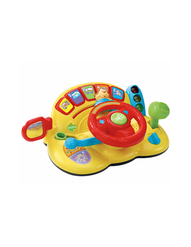 VOLANTE MULTIATTIVITA' VTECH VROOM VROOM , CRUSCOTTO INTERATTIVO, MACCHININA COMANDABILE, 12-36 MESI