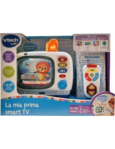 VTECH LA MIA PRIMA SMART TV, TELEVISIONE INTERATTIVA BAMBINI, TELECOMANDO, 10 CANALI, 12-36 MESI 2