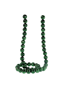 Ghirlanda di Natale Sfere Pumpkin Verdi 4cm Lunghezza 180cm PVC, Decorazioni Natalizie, Addobbi, La magia di Natale per la casa