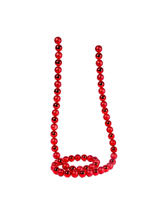 Ghirlanda di Natale Sfere Rosse 3cm Lunghezza 180cm PVC, Decorazioni Natalizie, Addobbi, La magia di Natale per la casa
