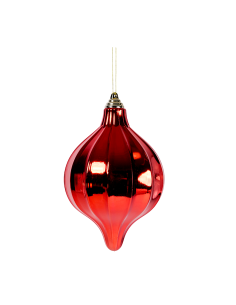 Pendente di Natale Decoro Rosso 19x12cm PVC, Addobbi Natalizi, Decorazioni, La magia di Natale per la casa