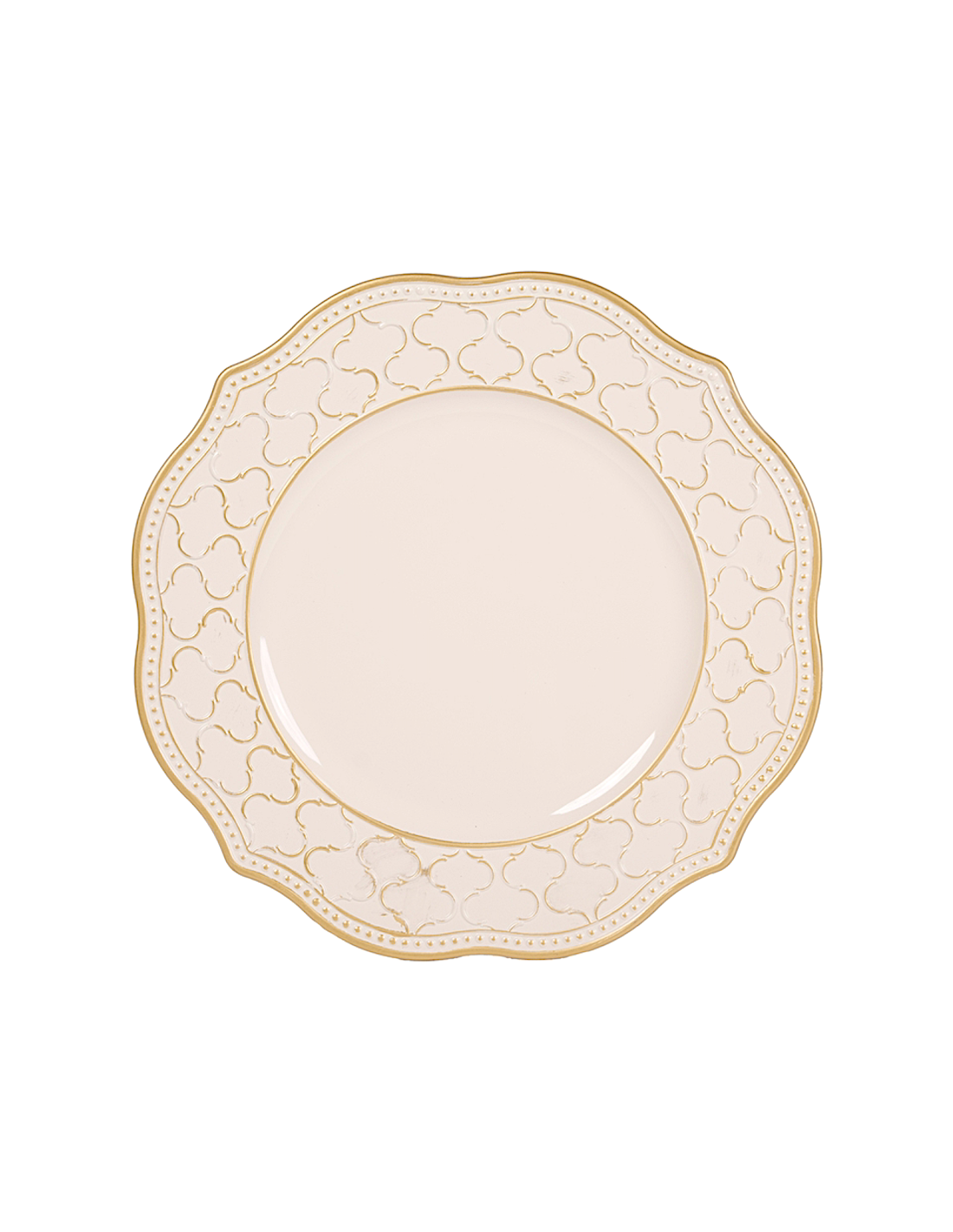 Sottopiatto di Natale Avorio D33cm PVC, Decorazioni Tavola Natalizia, Accessori, La magia di Natale per la casa