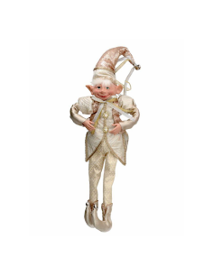 ELFO TESSUTO CHAMPAGNE 24X17X91CM