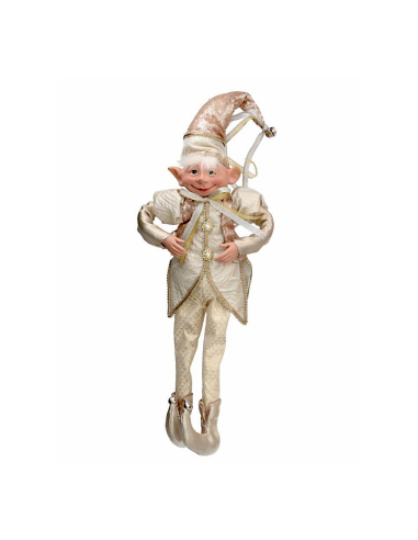 ELFO TESSUTO CHAMPAGNE 24X17X91CM