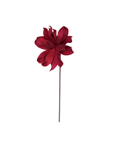 FIORE ARTIFICIALE CAMELIA ROSSO 71CM