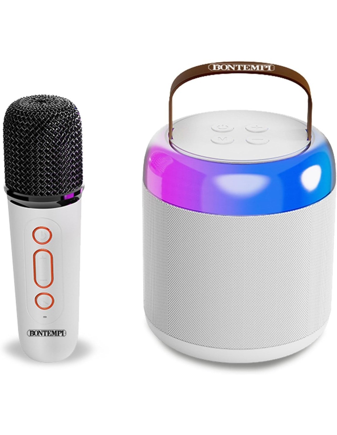 CASSA WIRELESS CON MICROFONO WIRELESS E LUCI
