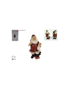 Babbo Natale 14,5cm Assortito, Statuina Natalizia, Decorazioni da Tavolo, La magia di Natale per la casa