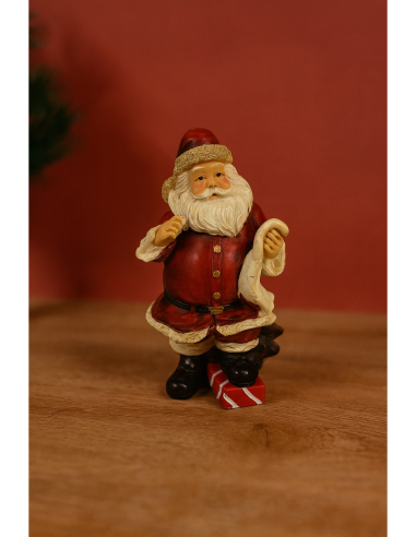 Babbo Natale 14,5cm Assortito, Statuina Natalizia, Decorazioni da Tavolo, La magia di Natale per la casa