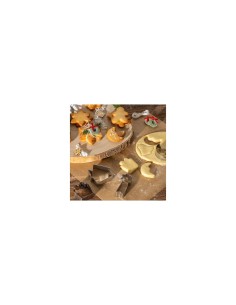 Set di 18 stampini Natale in acciaio inox