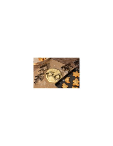 Set di 18 stampini Natale in acciaio inox