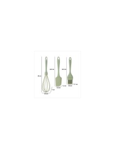 Set di utensili da pasticceria x3 colori assortiti 2