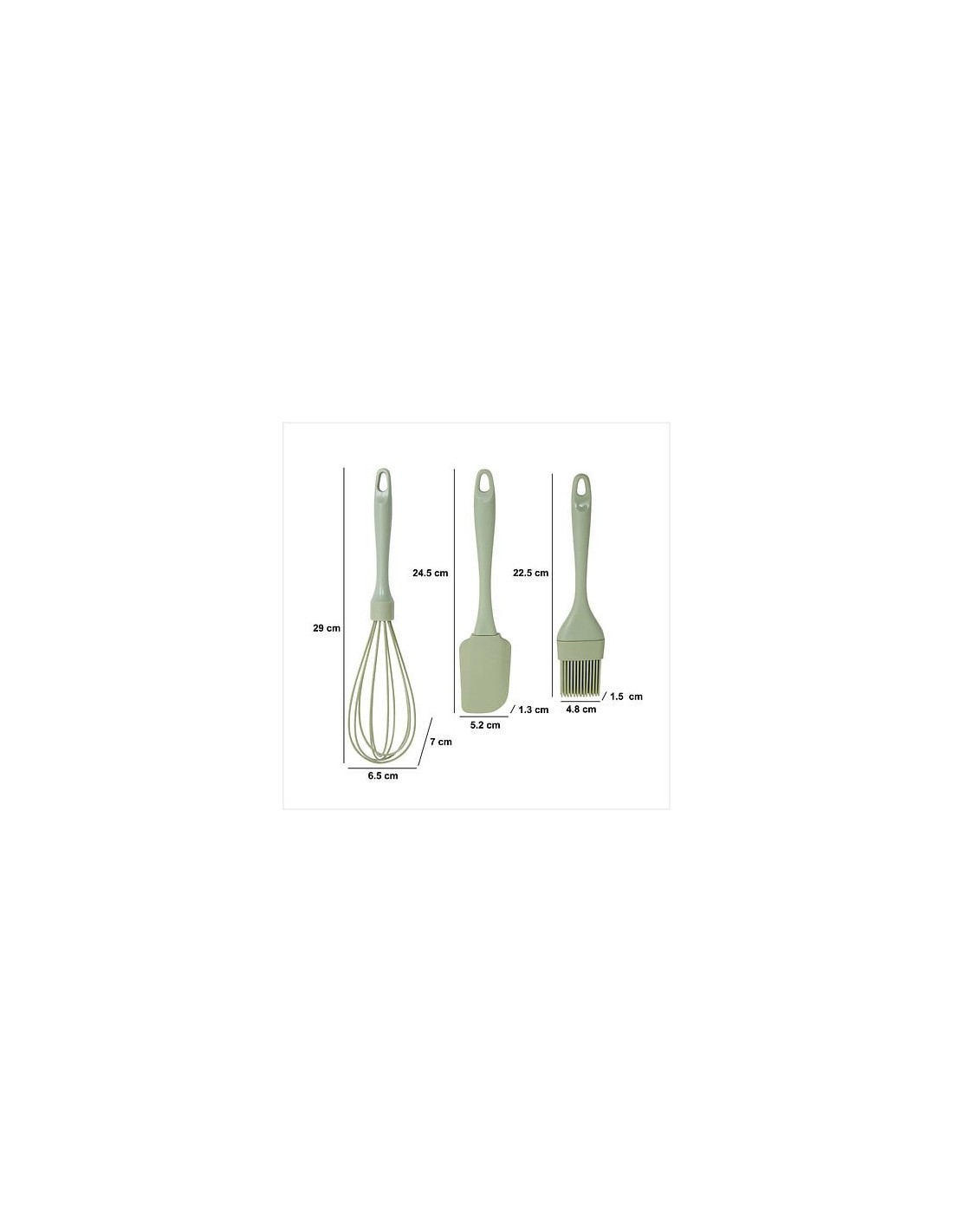 Set di utensili da pasticceria x3 colori assortiti