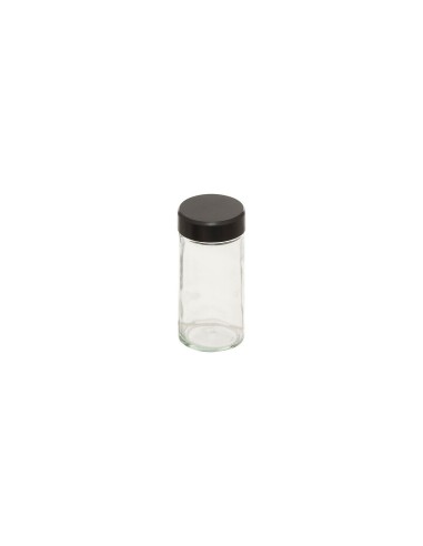 Portaspezie Rotante con 12 Barattoli – Diam. 19 x H 27,8 cm, Nero