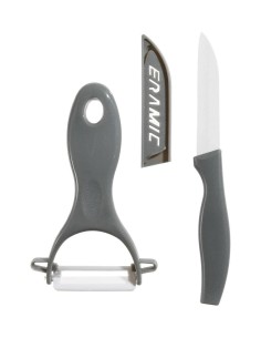 5five Coltello e pelapatate in ceramica zirco – Lama resistente e affilata
