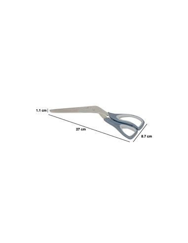 5five Forbici per pizza con manico ergonomico – Grigio 8,7 x 27 cm