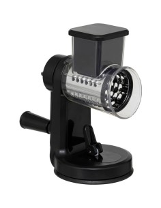 Grattugia con manovella 3 lame Silver Pro – Nero 23,4 x 13 x 23,8 cm