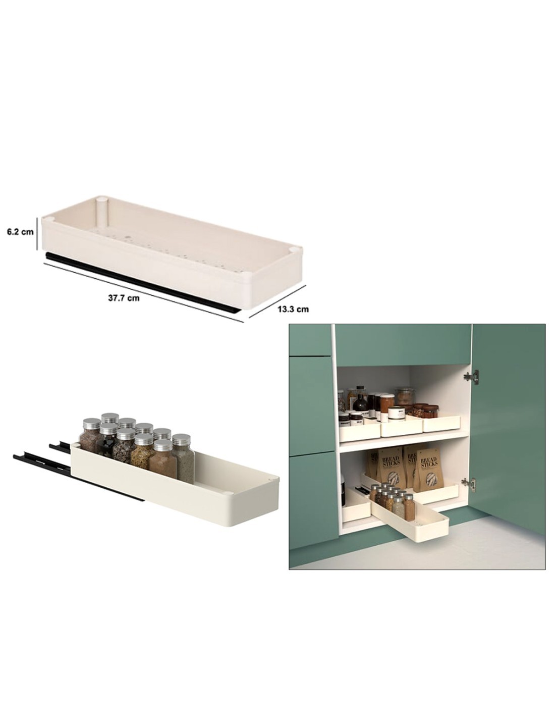 Organizer da Scrivania 37,7 cm Beige