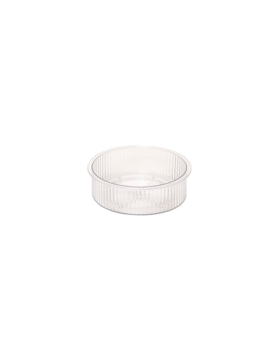 Vassoio Rotante per Frigorifero – Ø 25 x H 8,2 cm, Streaks PET Trasparente