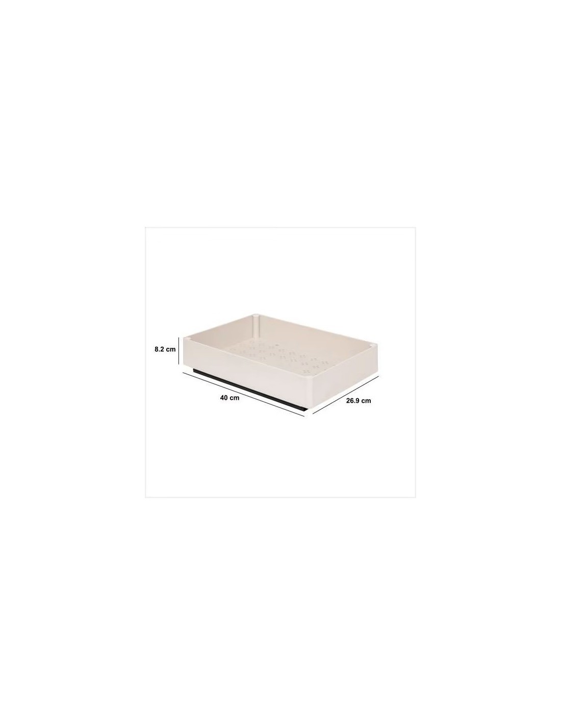 Organizer da Scrivania 40 cm Beige