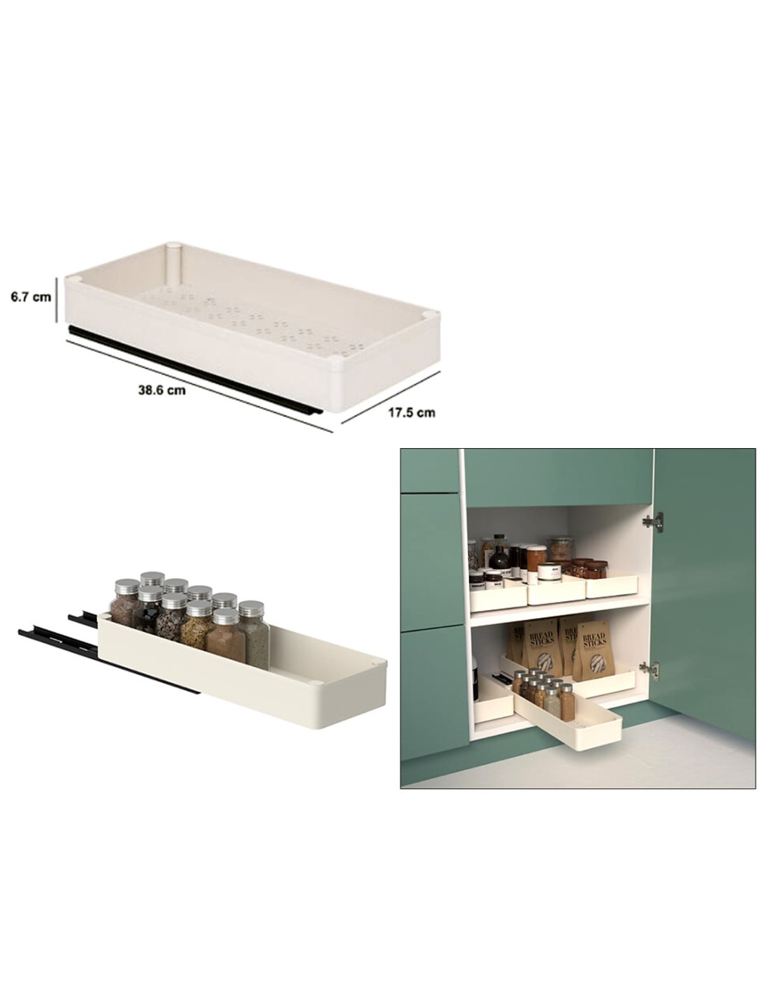 Organizer da Scrivania 38,6 cm Beige