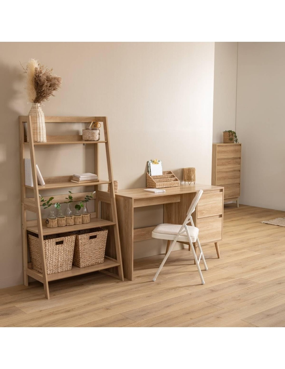 Scaffale 5five Abana a 4 Livelli – Legno Chiaro