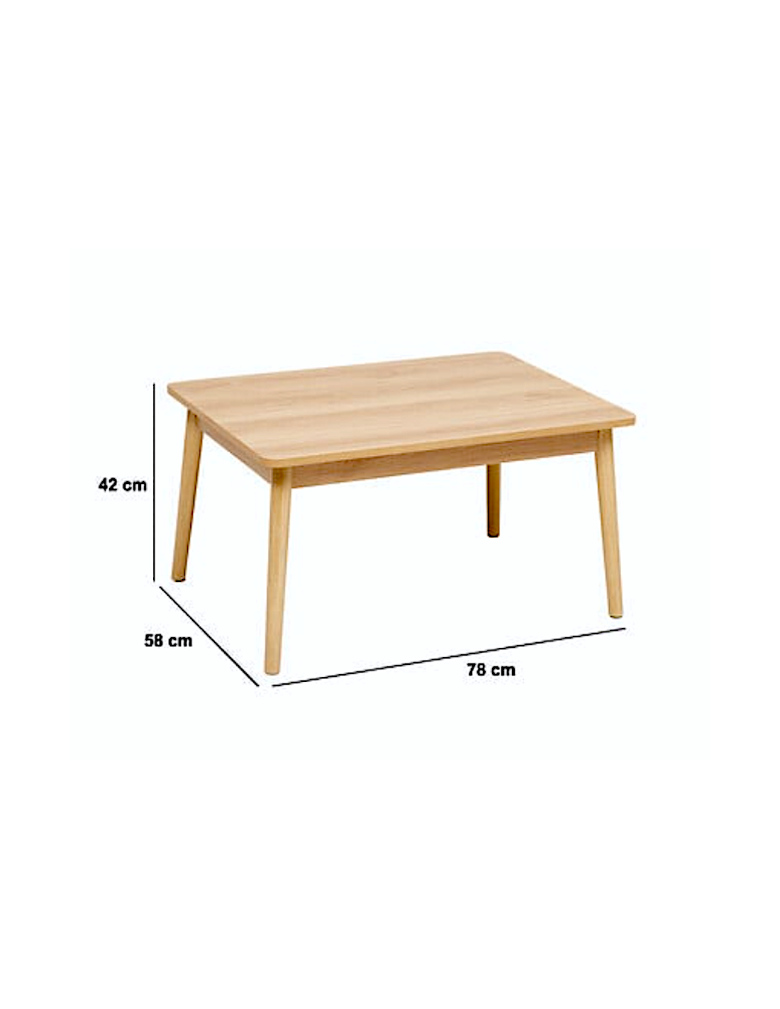 Tavolino Abana 5five – Legno Chiaro