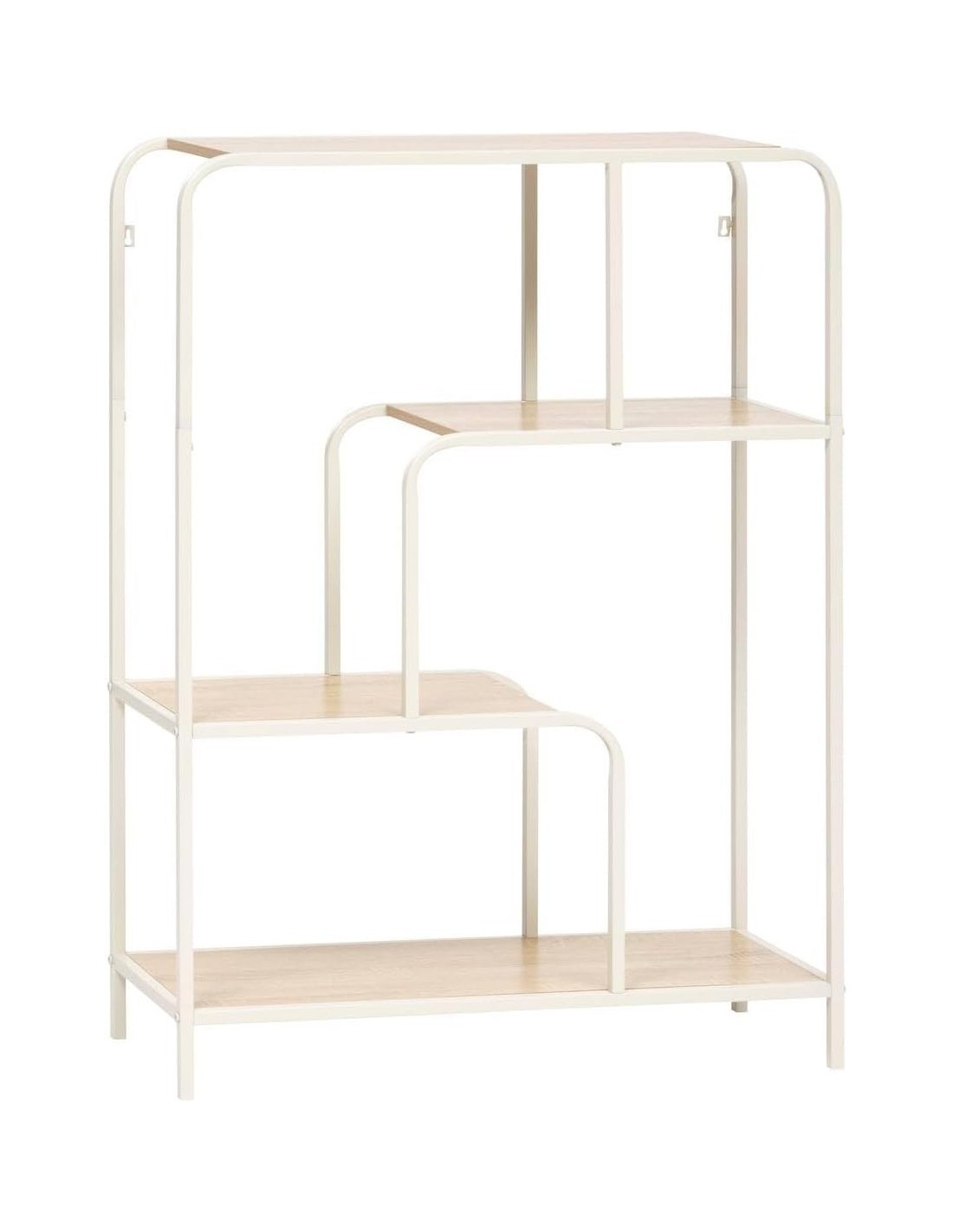 Consolle Curvilinea 5five a 4 Ripiani – Legno Chiaro