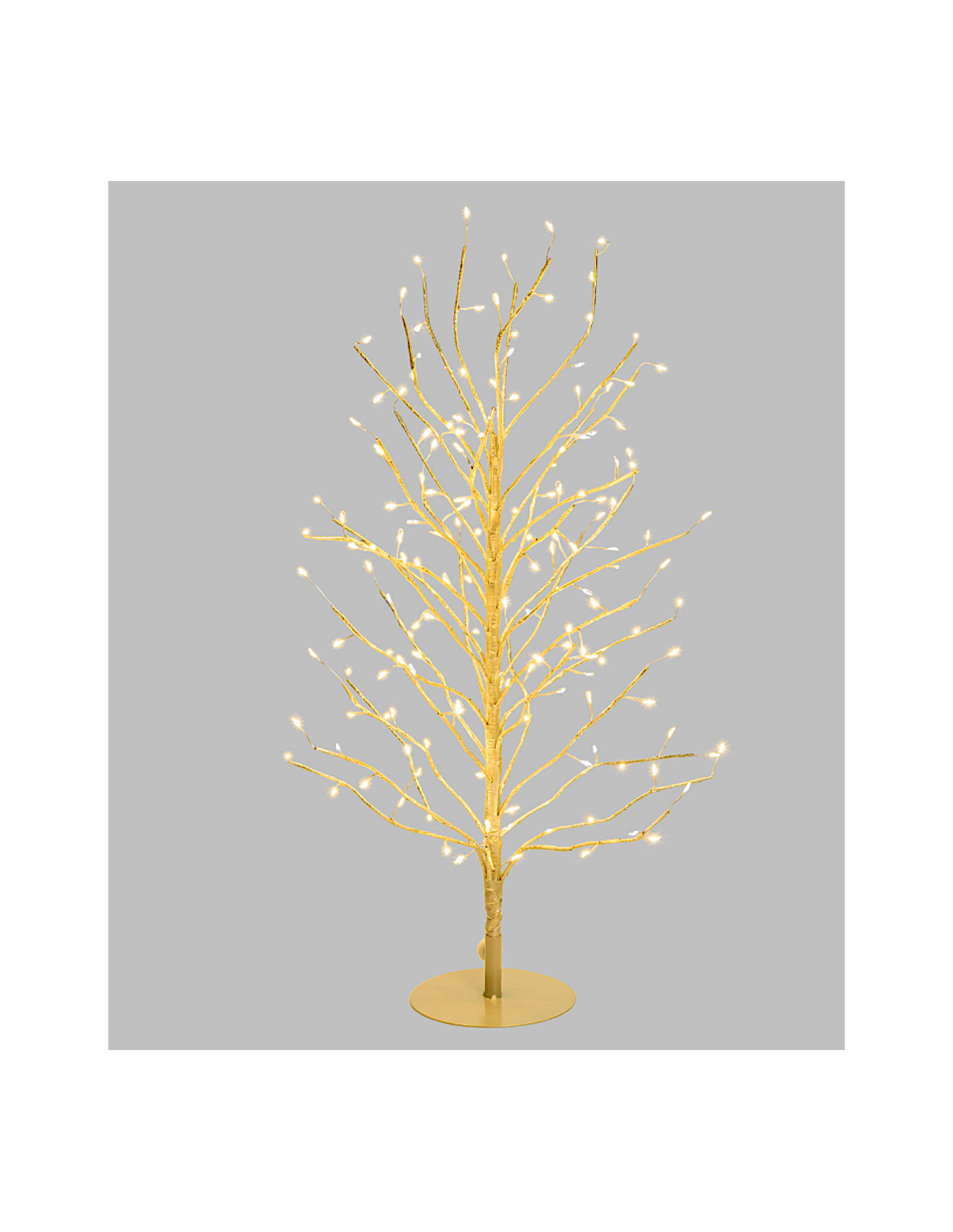 ALBERO 77805 RAMO TIGLIO CHAMPAGNE 160MICROLED 60CM