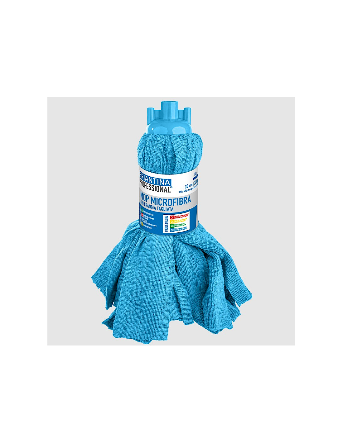 MOP MICROFIBRA BLU 260GR FRANGIA TAGLIATA