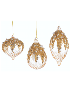 PENDENTE BEAUTIFY VETRO CHAMPAGNE/ORO ASSORTITO