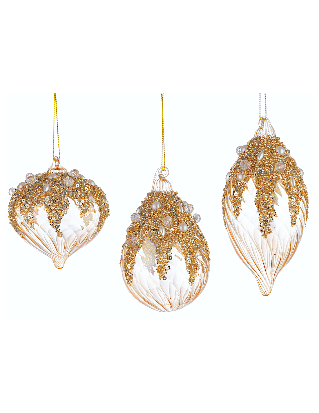 PENDENTE BEAUTIFY VETRO CHAMPAGNE/ORO ASSORTITO