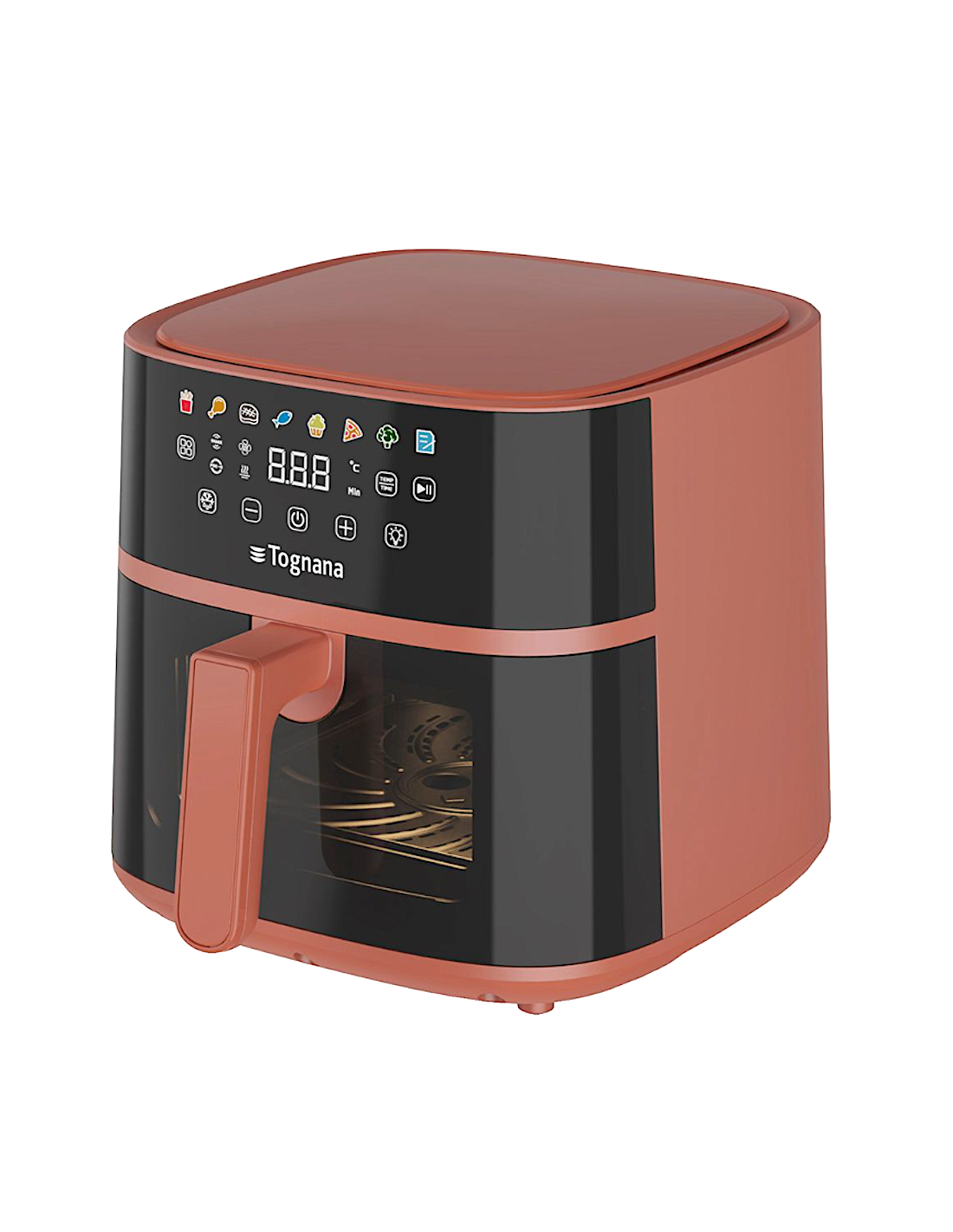 IRIDEA FRIGGITRICE AD ARIA 6LT ROSSO MELA