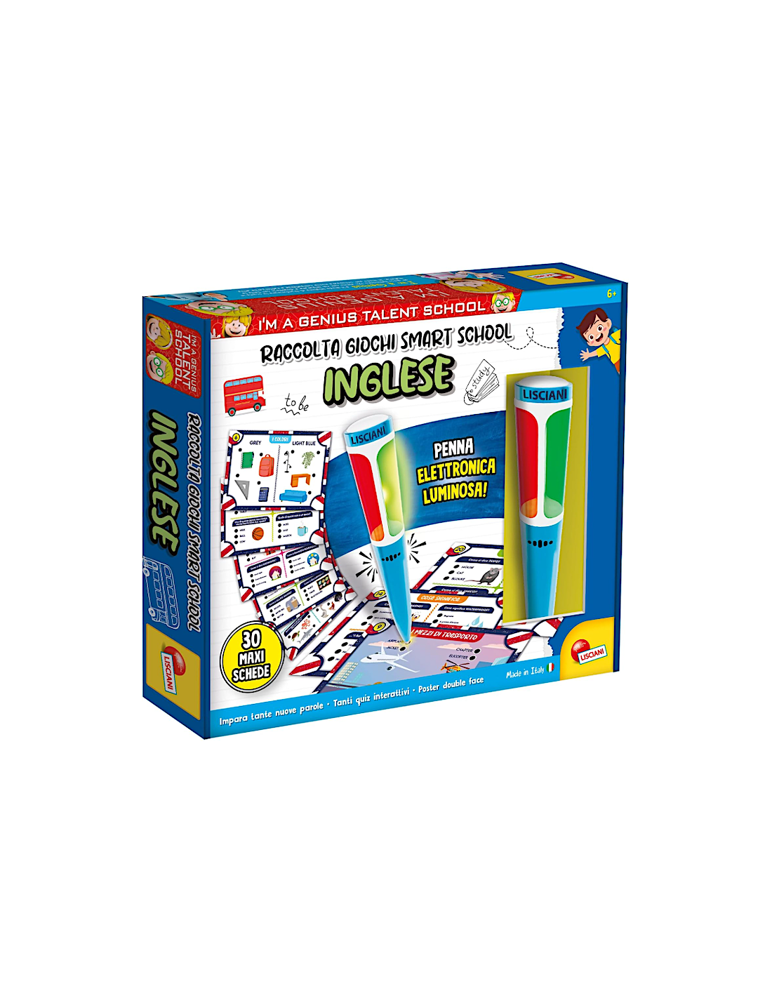 I'M GENIUS 113859 INGLESE RACCOLTA GIOCHI SMART SCHOOL