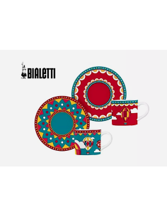 SET 2 TAZZINE+PIATTINO NATALE GD24 BIALETTI