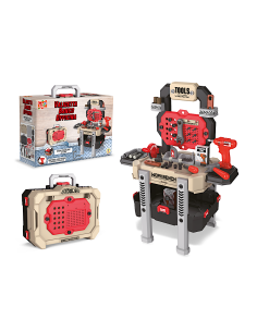 TEO'S - VALIGETTA BANCO OFFICINA 78PZ, GIOCO BAMBINI