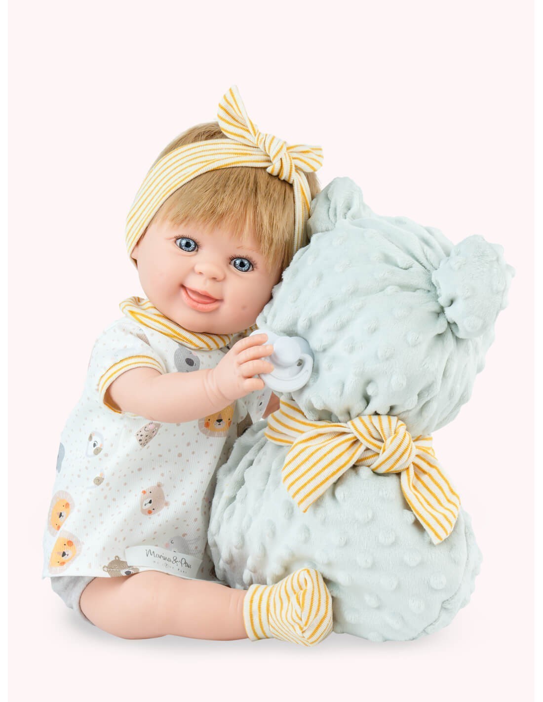 BAMBOLA REBORN  ROSIE JUNGLE 45 CM, CORPO DURO, MARINA & PAU, GIOCATTOLO PER BAMBINI, 3+ ANNI