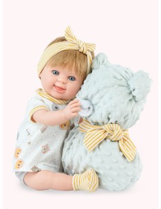 BAMBOLA REBORN  ROSIE JUNGLE 45 CM, CORPO DURO, MARINA & PAU, GIOCATTOLO PER BAMBINI, 3+ ANNI