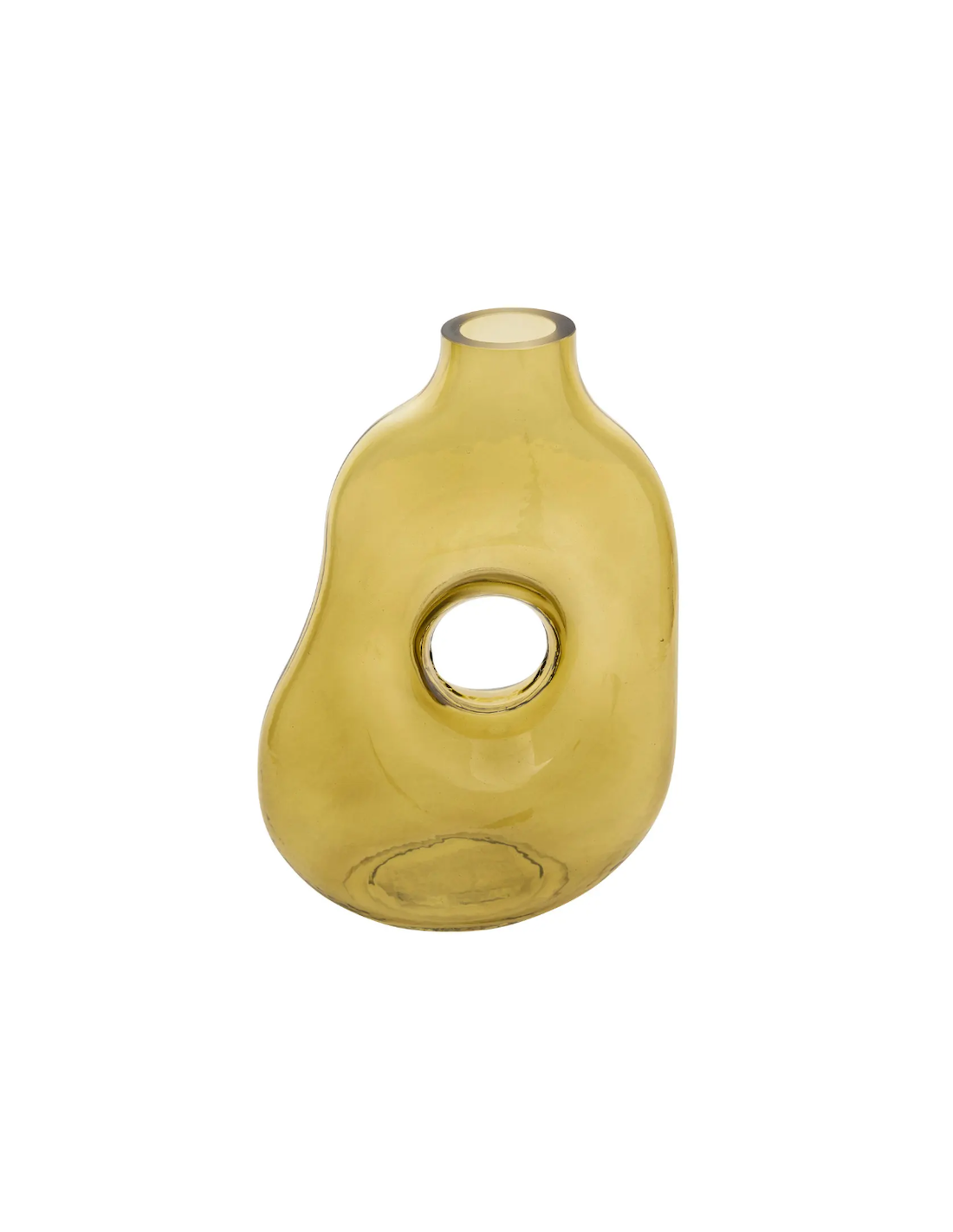 Atmosphera Vaso a Ciambella Verde Kaki H25 cm