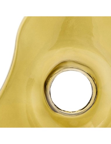 Atmosphera Vaso a Ciambella Verde Kaki H25 cm