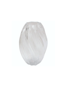 Atmosphera Vaso Trasparente Valma in Vetro H27 cm