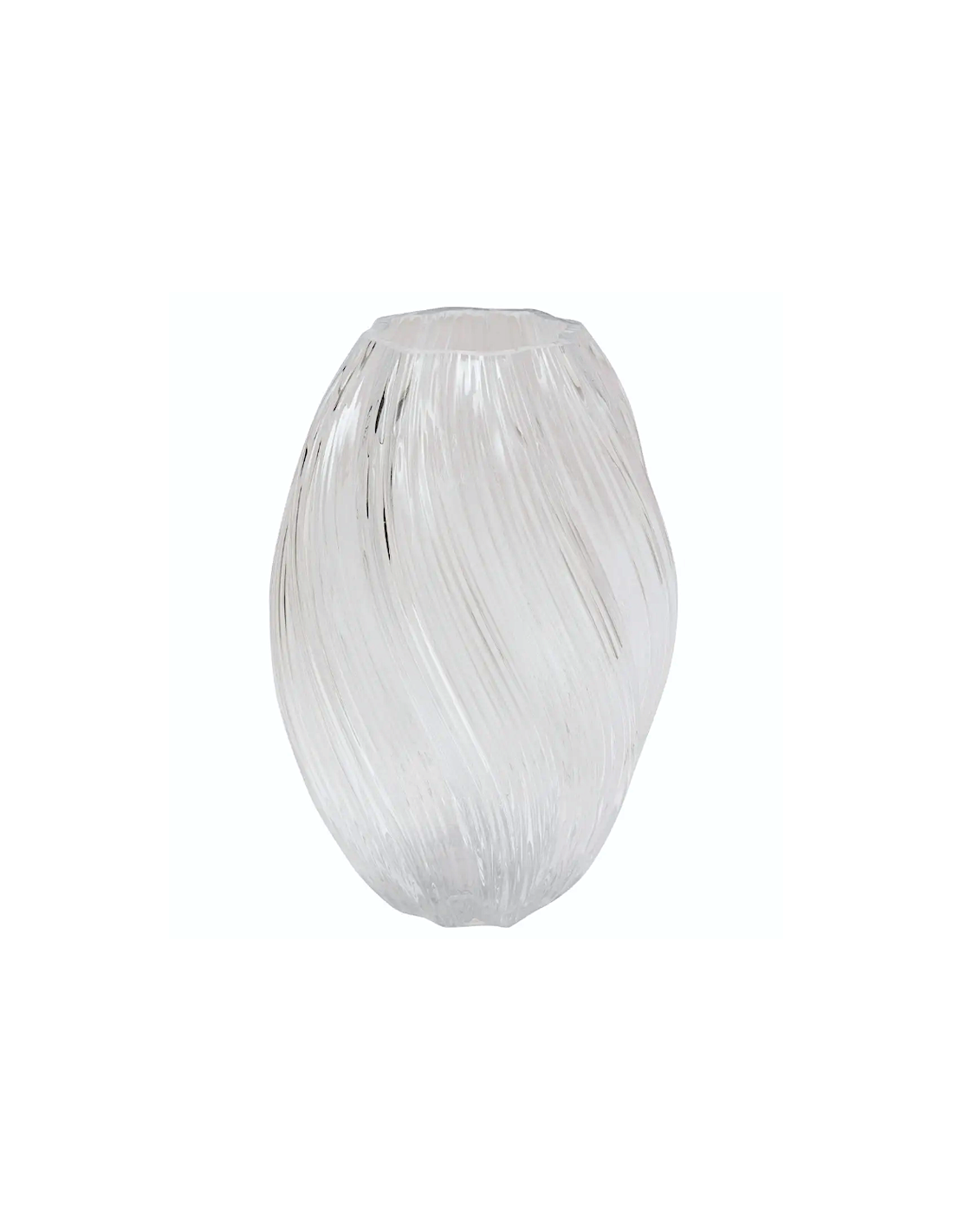 Atmosphera Vaso Trasparente Valma in Vetro H27 cm