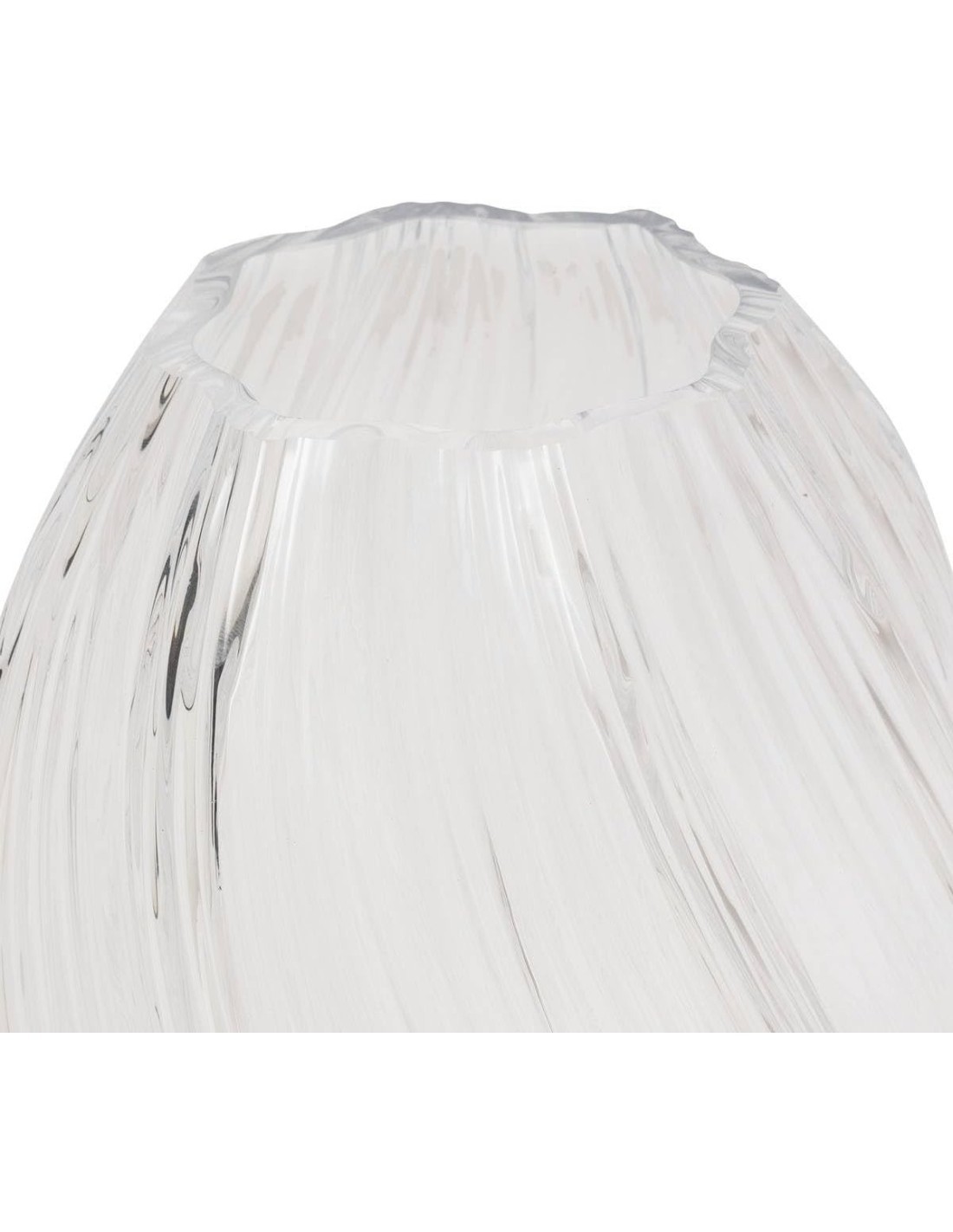 Atmosphera Vaso Trasparente Valma in Vetro H27 cm