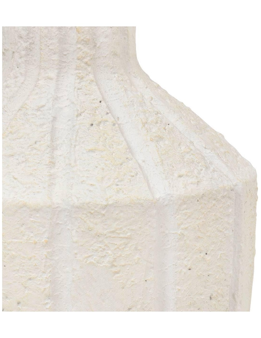 Atmosphera Vaso Antico Nolwi in Ceramica Bianca H48 cm