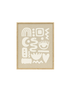 Atmosphera Decorazione da Parete 3D Petra Beige 40x50 cm