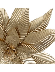 Atmosphera Decorazione Murale Amandine in Metallo Dorato 67x67 cm