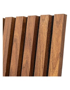 Atmosphera Pannello Decorativo in Legno Colva 240x60 cm Finitura Noyer – Riduzione Rumore