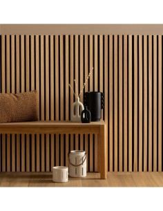 Atmosphera Pannello Decorativo in Legno Colva 120x60 cm Effetto Rovere Chiaro – Riduzione Rumore