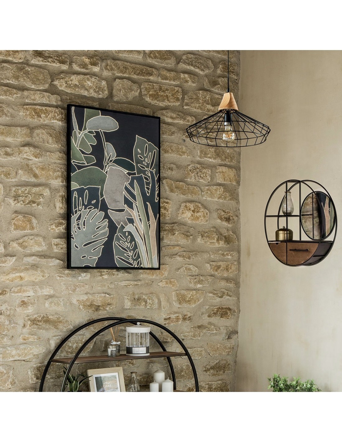 Atmosphera Tela con Cornice Emma 60x90 cm – Modelli Assortiti