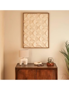 Atmosphera Tela 3D Kailani Bianco 60x80 cm 2